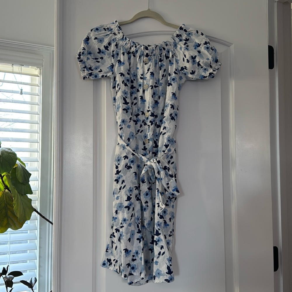 NWT Saks 5th Ave Summer Dress 100% Linen